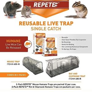 JT Eaton 400-M Repete Live Catch Mouse Traps, Humane No Kill Rodent Control