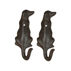 Kassbest Retro Creative Wall Hooks Dog Styling Shape Cast Iron Coat Hooks Coat Hooks Hat Hooks Coat Hooks Wall Mounted Door Hooks Decor Hooks 2 Pack