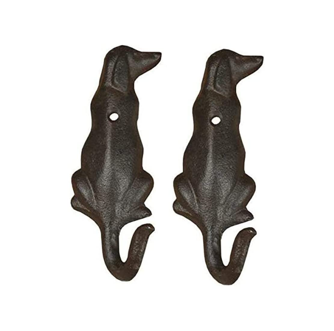 Kassbest Retro Creative Wall Hooks Dog Styling Shape Cast Iron Coat Hooks Coat Hooks Hat Hooks Coat Hooks Wall Mounted Door Hooks Decor Hooks 2 Pack