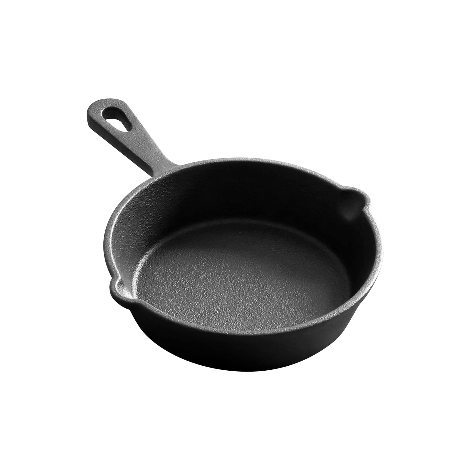 EDGING CASTING Pre-Seasoned 4.7-Inch Mini Cast Iron Skillet 3 Pack, Frying Pan, Indoor& Outdoor Use