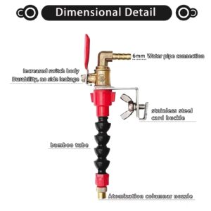 Cutting Machine Misting System Water Sprayer Adjustable Dust Remover Nozzle Coolant Misting Brick for Tile Cutting Machine Grinder (1)