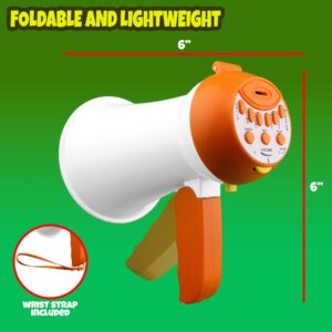 Megaphone for Kids - Cool Voice Changer Toy for Kids - Record & Play and Siren - Ideal Gift for Boys & Girls Ages 5-6-7-8+ Years old - Voice Changing Device - Cool Outdoor Toys Gift Ideas for Kid