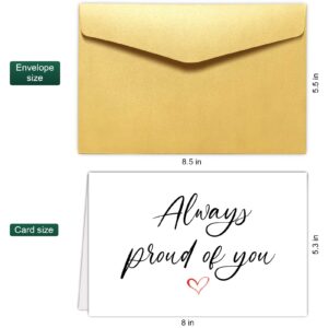 Chenive Graduation Card, Congratulations on Grad Card, Encouragement Card, Well Done Card, New Job Card, Always Proud of You Card