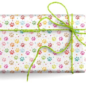 arkamii premium wrapping paper set of 4 sheets size 34 x 25 inch cute pet child (18-8681)