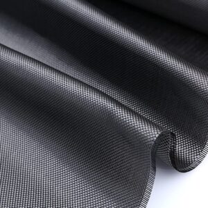 BAIWANLIN Carbon Fiber Fabric Cloth High Strength Lightweight for Car Modification | 240g/m² | 1m/39.37" Wide Roll length0.5m/19.69",Plain