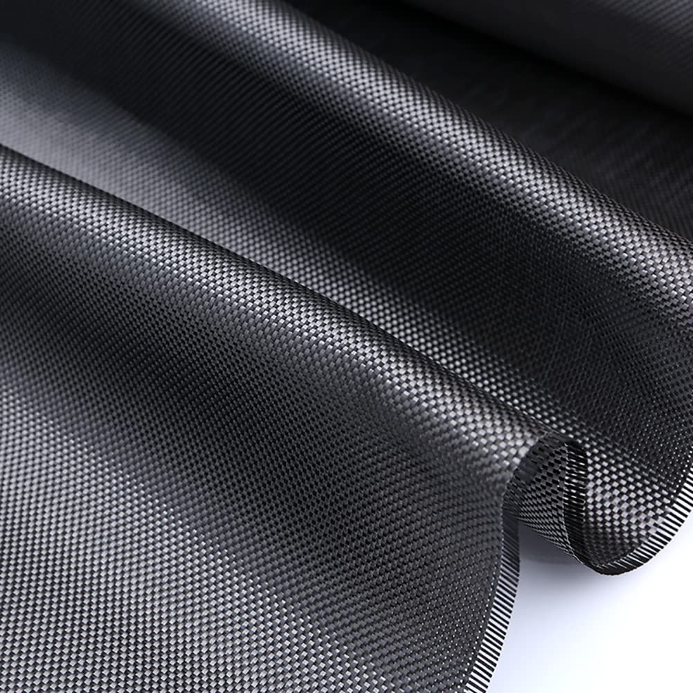 BAIWANLIN Carbon Fiber Fabric Cloth High Strength Lightweight for Car Modification | 200g/m² | size210mm/8.27"×297mm/11.69",Plain