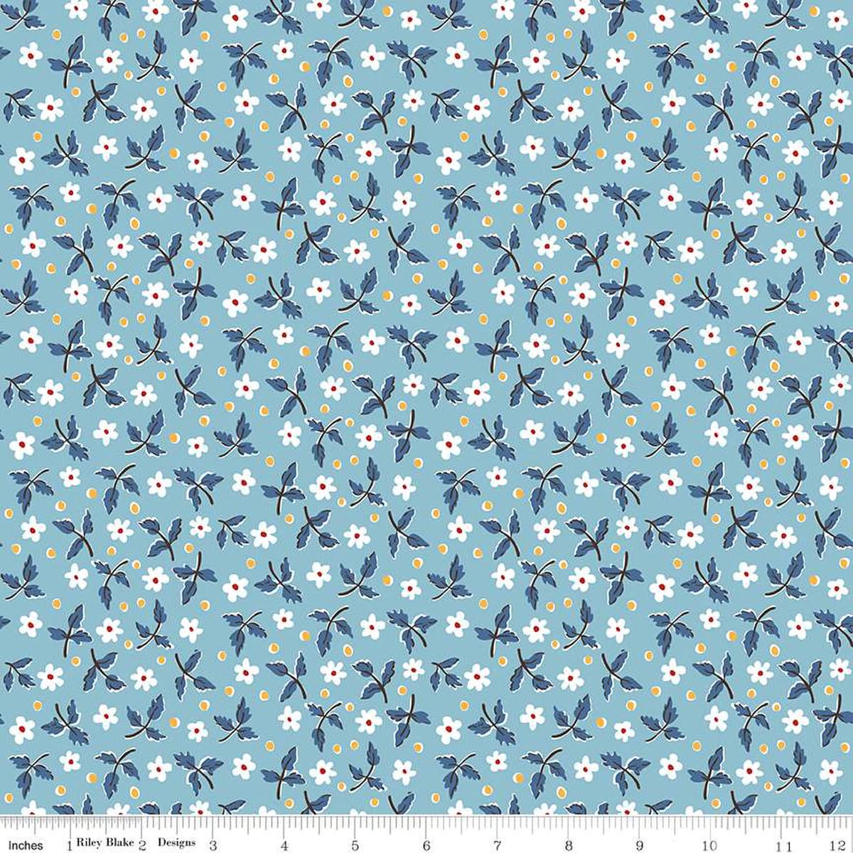 Prairie Fat Quarter Bundle (46 Pieces) by Lori Holt for Riley Blake 18 x 21 inches (45.72 cm x 53.34 cm) Fabric cuts DIY Quilt Fabric