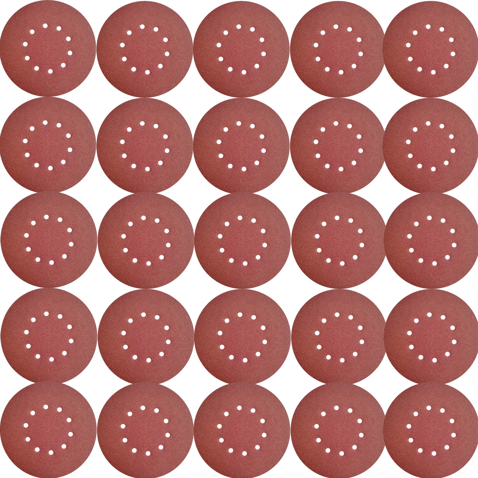 SACKORANGE 50 Pack 9-Inch 10 Hole 120 Grit Hook-and-Loop Drywall Sandpaper - Aluminum Oxide Sanding Disc for ‎9" Drywall Sander Wood Furniture Finishing …