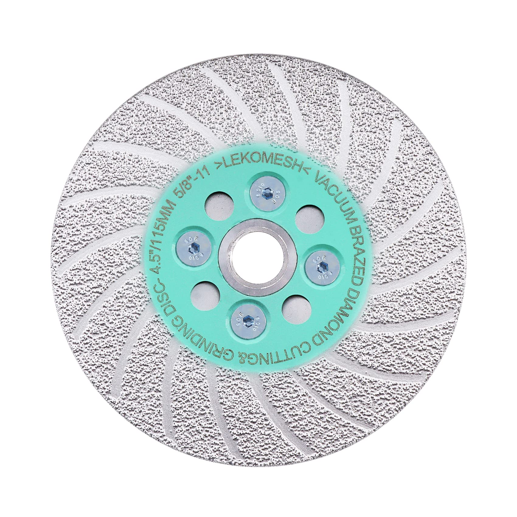 LEKOMESH Grinding Cutting Diamond Blade - Diamond Grinding Wheel 4-1/2"/115mm, Granite Grinding Wheel for Shaping Porcelain Stoneware,Tile,Ceramic,Granite,5/8"-11 Thread