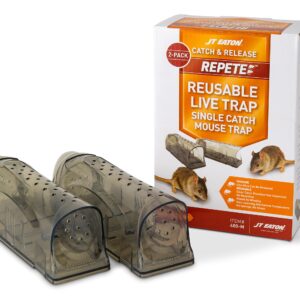 JT Eaton 400-M Repete Live Catch Mouse Traps, Humane No Kill Rodent Control