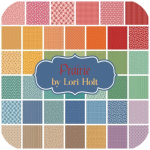 Prairie Fat Quarter Bundle (46 Pieces) by Lori Holt for Riley Blake 18 x 21 inches (45.72 cm x 53.34 cm) Fabric cuts DIY Quilt Fabric