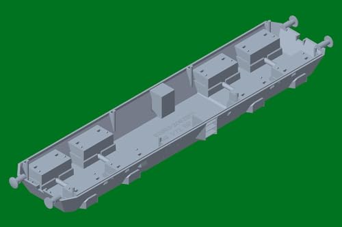 Hobbyboss 82953 1/72 Tank Hunter Railcar 51 Model Kit, Multi-Coloured