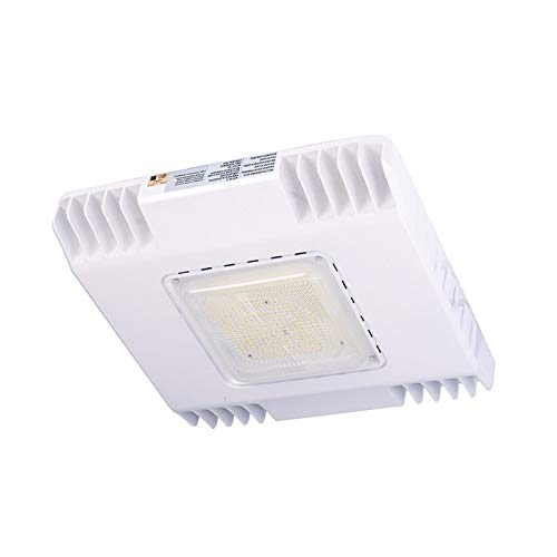 1 Pack LED Canopy Lights 150w 21000 Lumens 5000K Daylight White 750W HID/MH Equivalent,UL DLC Listed Gas Station Light,Waterproof IP65 Commercial Area & Outdoor Lighting,Ceiling Lighting Fixtures