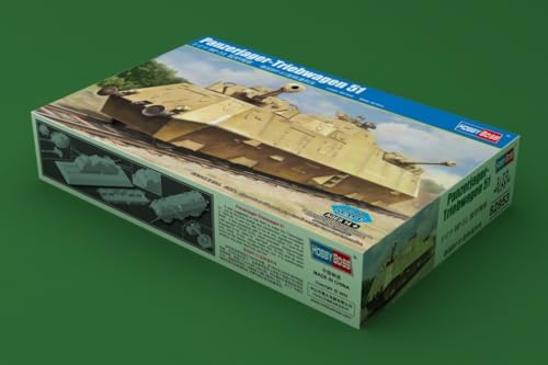 Hobbyboss 82953 1/72 Tank Hunter Railcar 51 Model Kit, Multi-Coloured