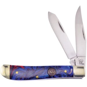 hen & rooster small trapper resin hr212star