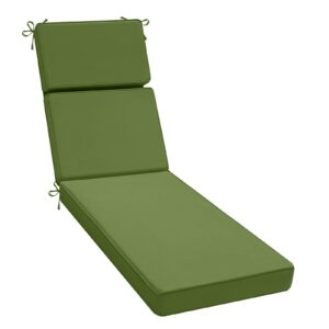 idee-home chaise lounge cushions outdoor, lounge chair cushions for outdoor furniture thick comfortable water resistant lounge patio replacement cushion 72in.l x 21in.w x 3in.t