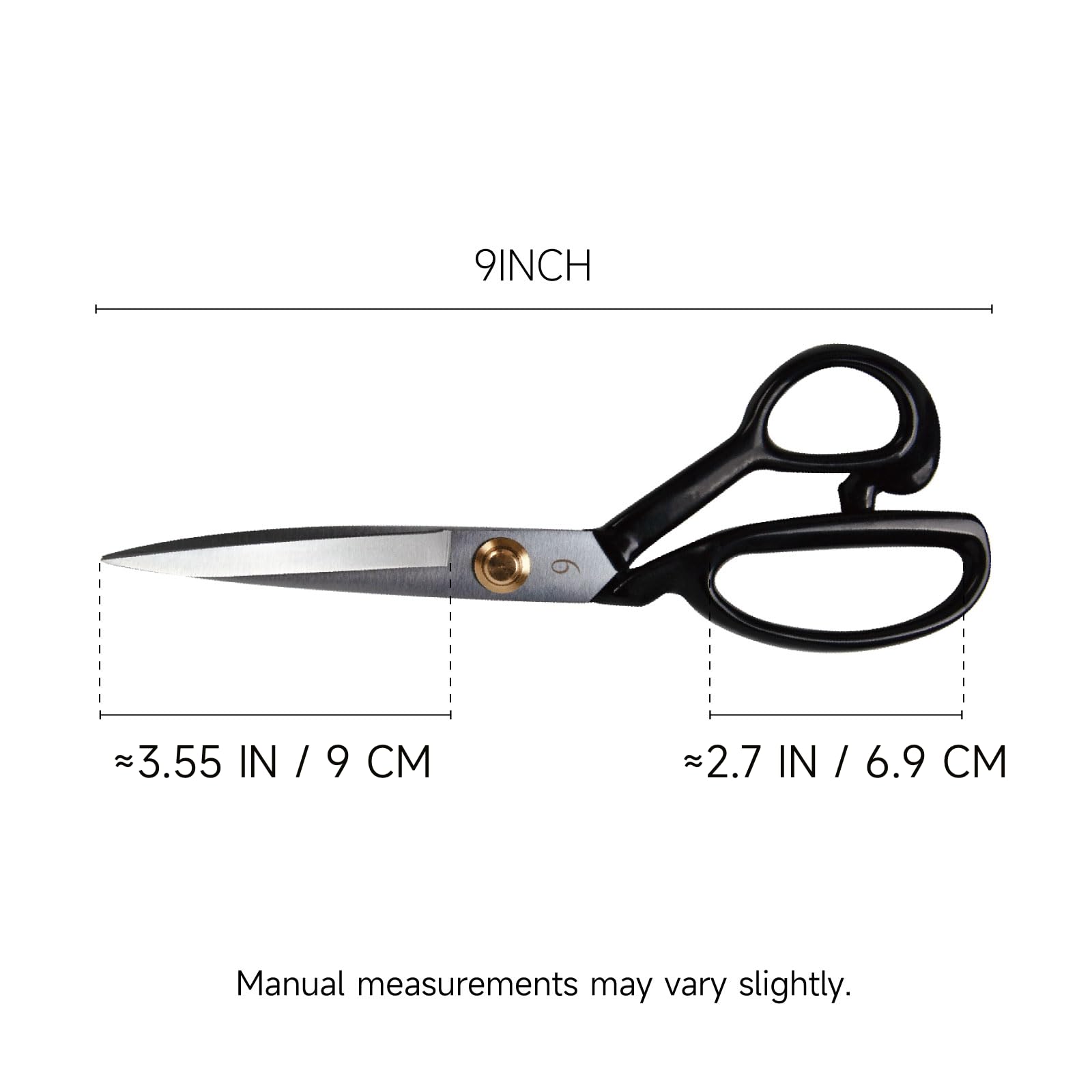 KEARING 12 Inch Heavy Duty Fabric Scissors, Professional Tailor Shears for Precision Cutting of Leather, Denim, and Multi-Layer Fabrics for Sewing, Dressmaking, Cutting - 1 lb - Right-Handed