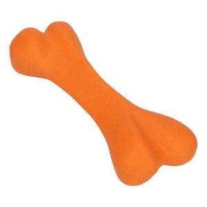 Dog Dental Chews Toy, Teeth Grinding Cleaning Dog Bone Toy Bite Resistant Interactive Rubber for Pet Supplies for Dog (S)