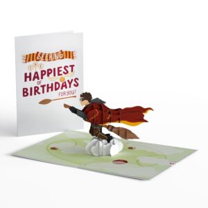 Lovepop Harry Potter Seeker Birthday Pop-Up Card, 5” X 7”, Greeting Card for Son, Daughter or Friend, 3D Card with Envelope