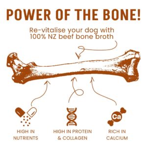 Kōrure Pets Beef Bone Broth Powder - All-Natural Dog Supplement for Bone Health and Digestion