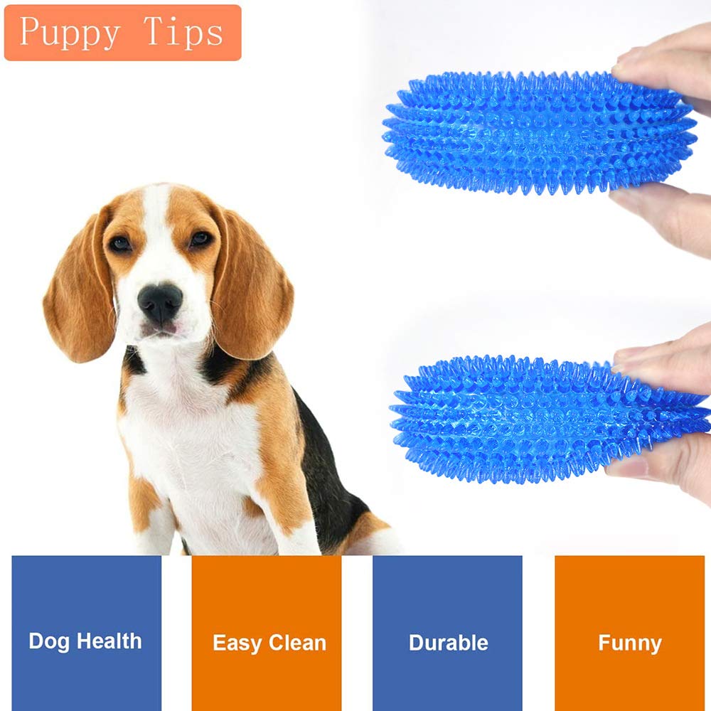 Dog chewed Toys Chewing Teeth Clean, Cute Crystal Ring Design, Chewing Toys, squeaking Dog Toys, it has The Function of molars and Relieving Anxiety, which Increases The Dog's Love for The Owner