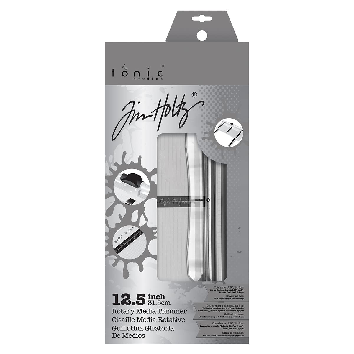 Tonic Studios Tim Holtz Rotary Media Trimmer, White