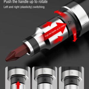 12 PCS Manual Impact Driver, S2 Alloy Steel Impact Driver Bit Set, Broken Bolt Extractor Set, Rust Screw Extractor, Impact Screwdriver for Dismantling the Old Screws (12PCS)