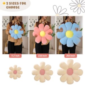 ZAKUN Flower Pillow, 2PCS Flower Floor Pillow Seat Cushion,Daisy Pillow Flower Shaped Pillow, Cute Flower Pillows Decorative Throw Pillow, Plush Flower Pillow Floor Butt Cushion for Home Décor