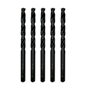 DelitonGude 9/32 inch HSS M35 Cobalt Twist Drill Bits,High Speed Steel,Pack of 5,Suitable for Steels,Cast Iron,Stainless Steels and Other hardMetals(9/32inch)