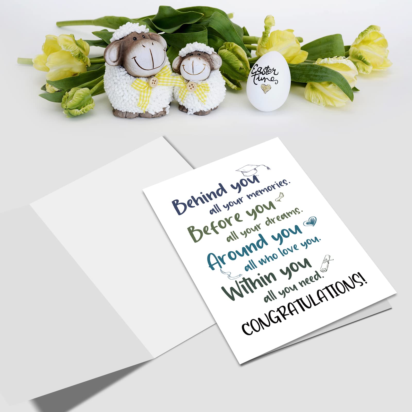 Nchigedy Cute Graduation Card for Her Him, High School or College Graduation Card, Medical Student or Nursing School Grad Gift