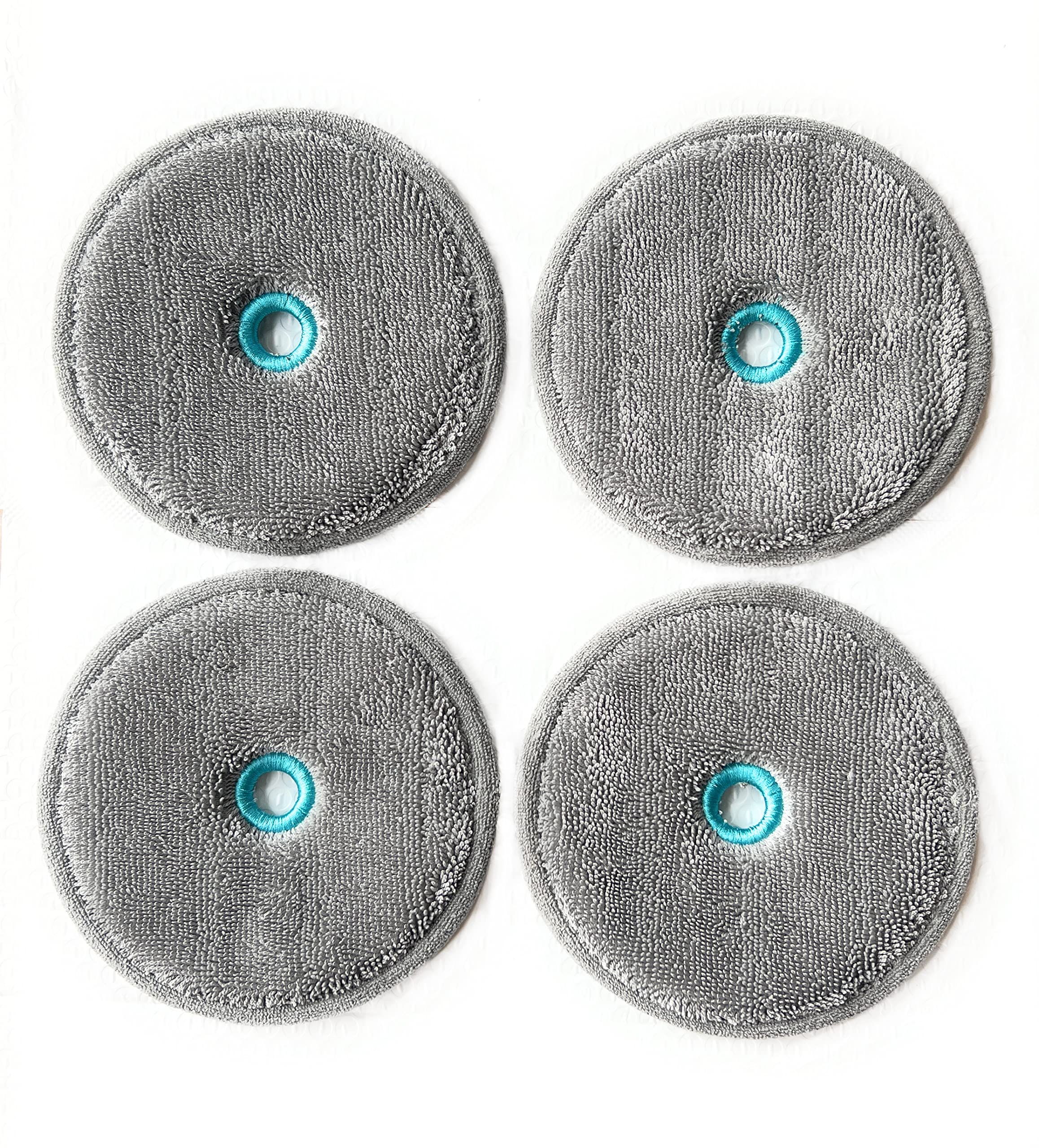 EVKLN 4 Pack Replacement Dry Pads for Samsung Jet Stick Spinning Sweeper Jet 90/75/70/BESPOKE Cordless Vacuum Cleaners_Dark