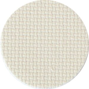 Zweigart 18 Count Aida, Cream Fabric (264), Cross Stitch Fabric, Needlework Fabric (50x100cm / 19.5'' x 39.5'')