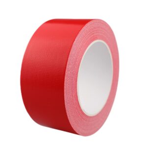 Zellykool Multi-Purpose Duct Tape 2 Inch x 33 Yards, Heavy Duty, Waterproof, Great for Repairs, Packaging, Arts Crafts and DIY Projects (Red)