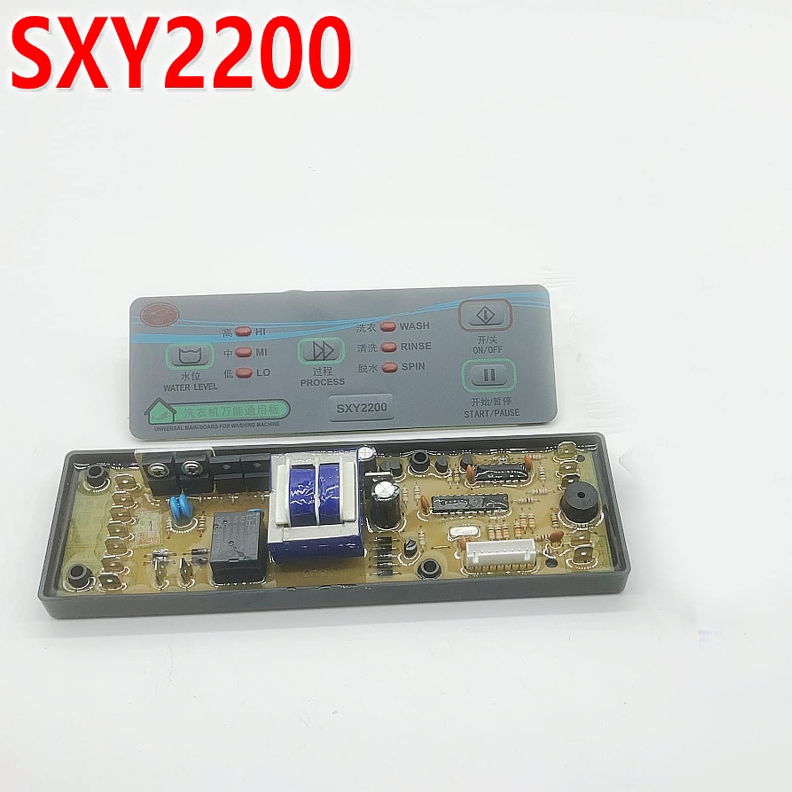 HMHAMA Universal Washer Control Panel Replacement for Automatic Washing Machine Electronic Control Board Repair Part SXY2200