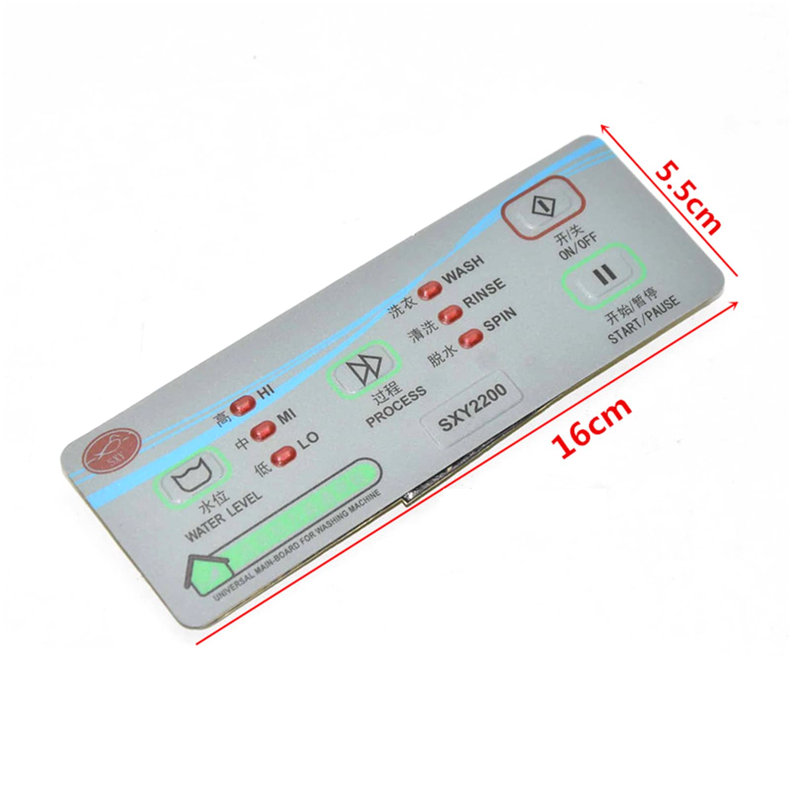 HMHAMA Universal Washer Control Panel Replacement for Automatic Washing Machine Electronic Control Board Repair Part SXY2200