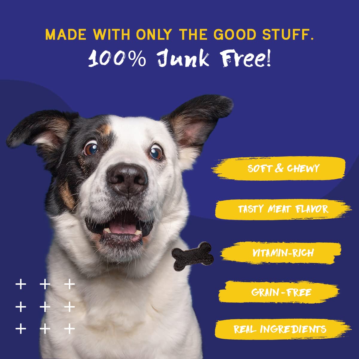 PupGrade 2-Pack Daily Multivitamin & Joint Support Supplement for Dogs - All-in-One Formula for Digestive, Immune System, Joint Relief, Skin & Coat Health - Made in USA - 90 Chews Total