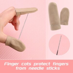 IMZAY Needle Felting Tools, Needle Felting Supplies, Needle Felting Kit with 3 Size 30Pcs Needles Felting Needles,Wooden Handle, Finger Cots, Perfect for DIY Felting Wool Projects