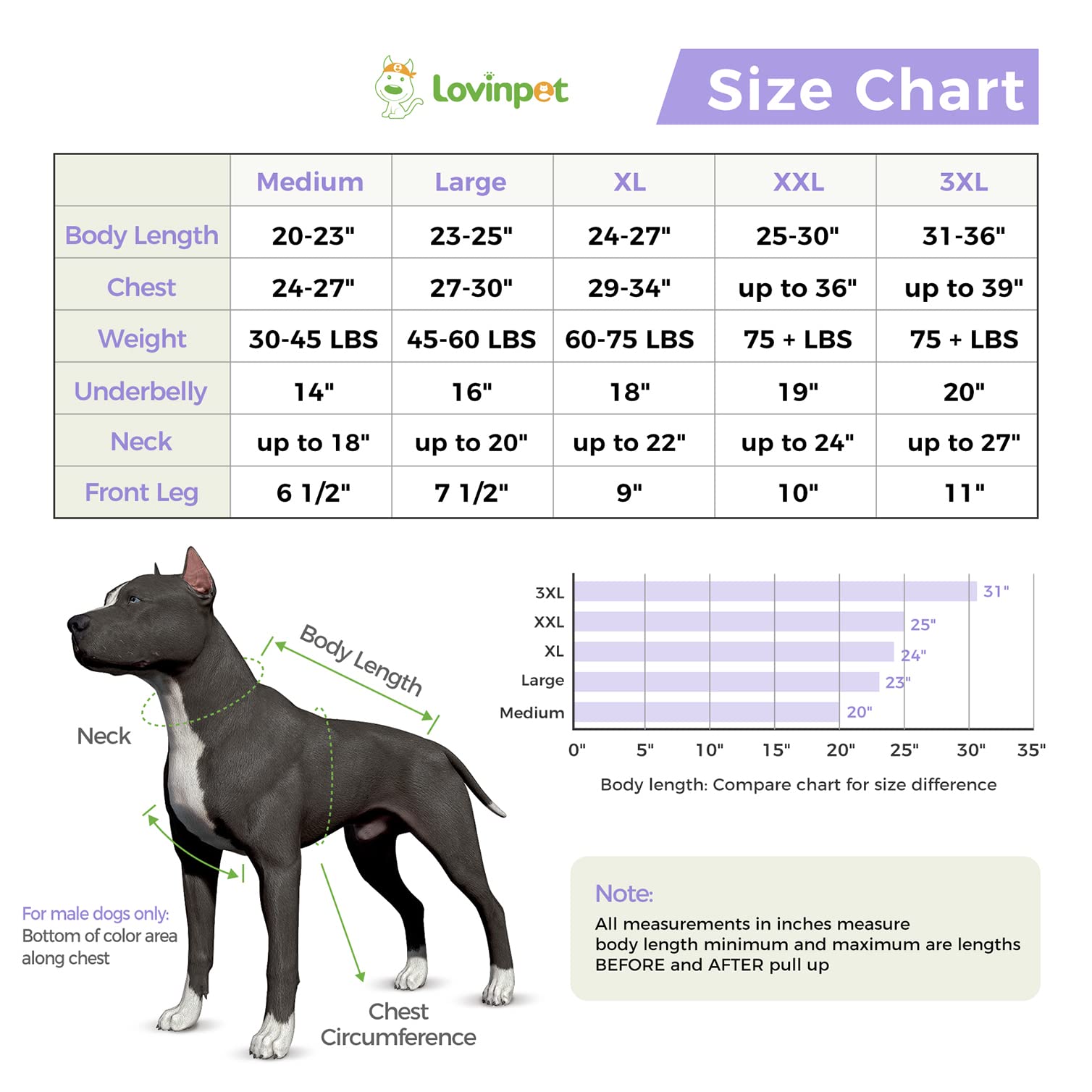 LovinPet Dog Surgery Recovery Suit - Professional Large Dog Recovery Suit Abdominal Wound Surgical Clothes Post-Operative Vest E-Collar Alternative Recovery Shirt Cut-Out Design of Abdomen,L