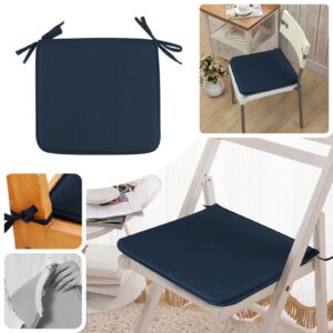 TUNKENCE Cushion Pads Chair Cushions for Outdoor Furniture Square Strap Garden Chair Pads Seat Cushion for Outdoor Bistros Stool Patio Dining Room for Kitchen Dining Office Chair 15x15 Inch Clearance