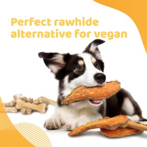 iPaw Dog Sweet Potato Chews Made in USA, Single Ingredient Dog Treats for Vegetarian, All Natural Human Grade Puppy Chew, Rawhide Alternative, Hypoallergenic, Easy to Digest