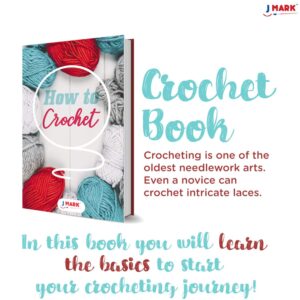 J MARK Crochet Kit for Beginners – Complete Crocheting Set with Acrylic Yarn and Accessories