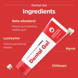 JAYU PET Dental Gel - Dog Cat Toothpaste, Removing Plaque and Tartar, Teeth Cleaning & Breath Freshener, Puppy Kitten Dental Care with Vet Approved (2.82oz. 80g)