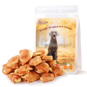 Pawmate Sweet Potato Dog Treats Healthy Low Fat Natural Soft Fish Skin Dog Treats