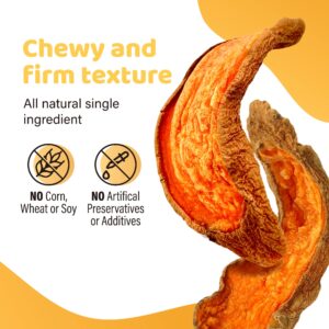 iPaw Dog Sweet Potato Chews Made in USA, Single Ingredient Dog Treats for Vegetarian, All Natural Human Grade Puppy Chew, Rawhide Alternative, Hypoallergenic, Easy to Digest