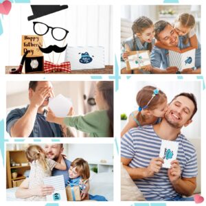 Lincia 24 Sets Father's Day Card Happy Father's Day Greeting Cards with Envelopes and Stickers 5.9 x 3.9 Inch 6 Assorted Father's Day Note Card for Dad Father's Day Birthday Gifts Favors