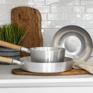 Nordic Ware Naturals Aluminum Cookware 12-Inch, Fry Pan