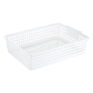 IEUDNS 3 Pieces Storage Basket, Food Serving Box, Jewelry Box Desktop Storage Tray for Living Room, Shelves, Laundry, Toy, S