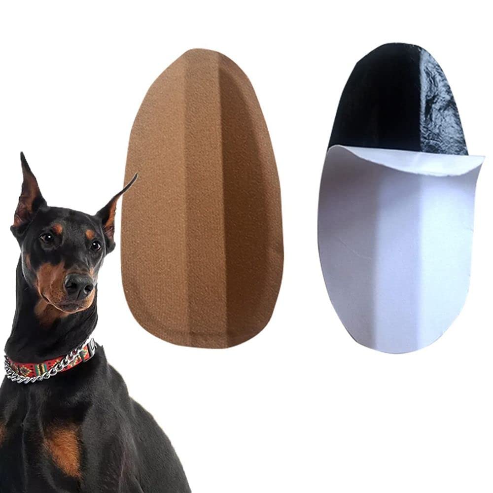 Andy's Orchids Dog Ear Stand Up Support Tool Sticker, Dog Ear Fixed Correction Vertical Holder for Doberman Pinscher Sheltie Corgi Puppies 2.7 * 1.38 inch