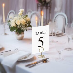 Black Wedding Table Numbers Set, 1-30, Elegant Centerpiece Decorations, Double Sided 4x6 Cards with Numbers 1-30, Head Table Card Included, Ideal for Table Number Holders