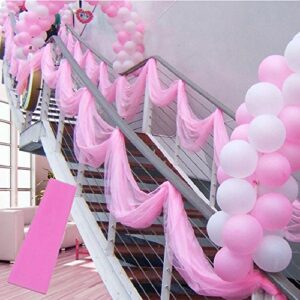 Tulle Bolt Fabric for Wedding Birthday Party Backdrop Decoration DIY Wedding Organza Chair Sashes 54" by 40 Yards (C03)